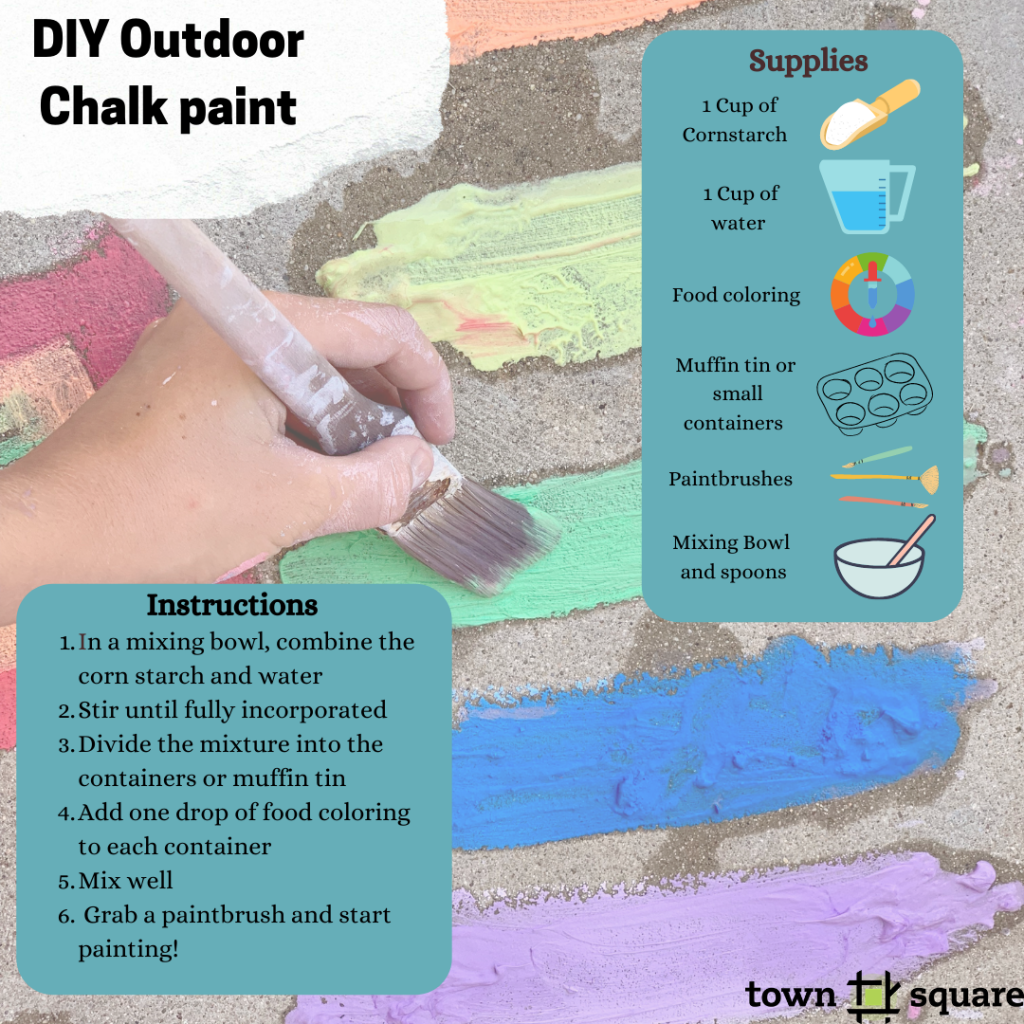 Outdoor Chalk Paint Town Square