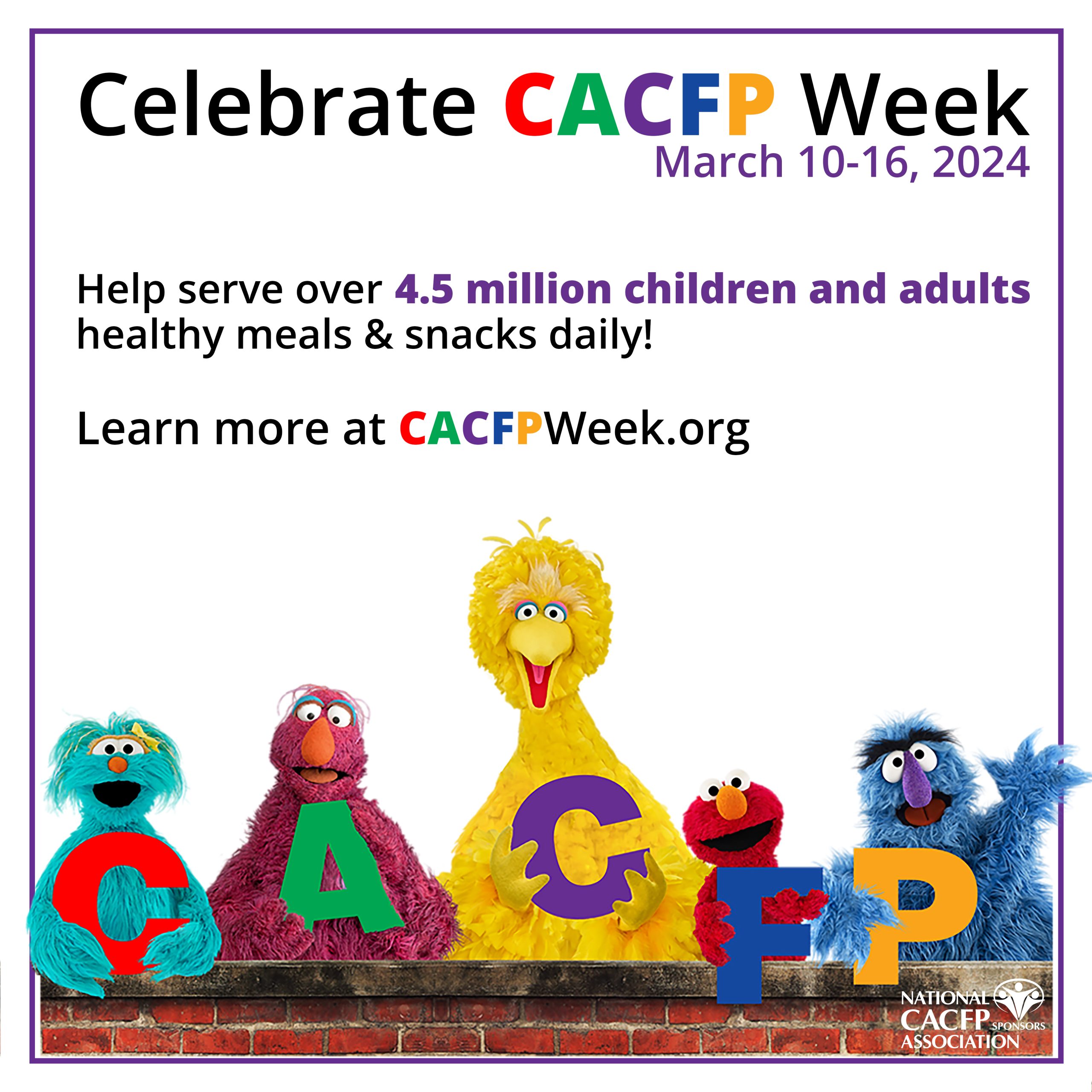 National CACFP Week is March 1016, 2024 Town Square